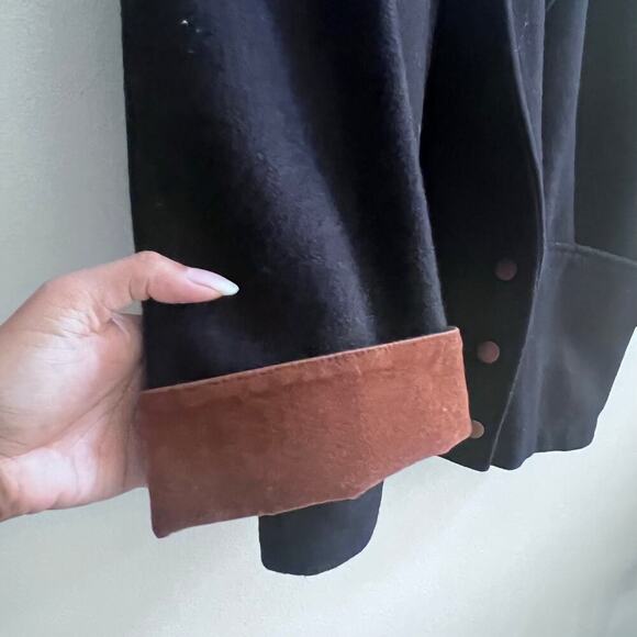 La Redoute Double Breasted Wool Blend Blazer Women's Jacket 38/40 Made in France - Picture 5 of 9